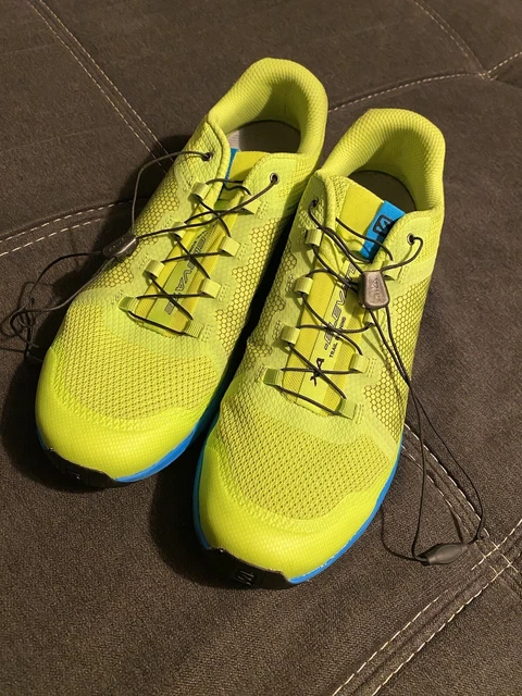 Salomon XA Elevate Herren Sportschuhe Trail Runing in Hellblau Gelbgrün Gr. 46