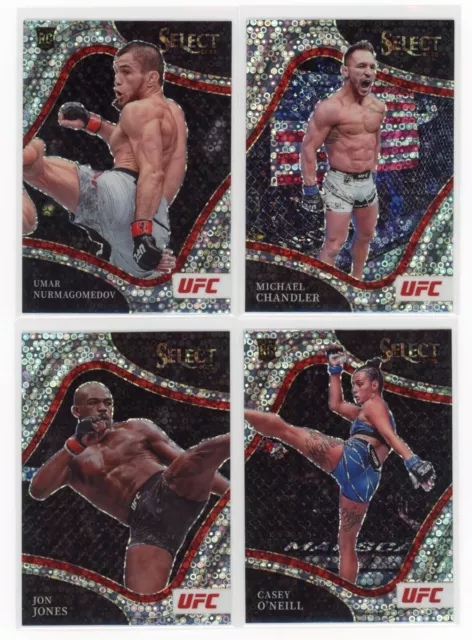 2022 Panini Select UFC OCTAGONSIDE SILVER DISCO PRIZM W/ RC - PICK FROM LOT