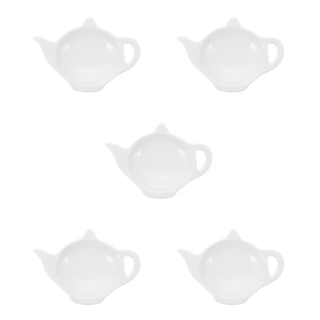 5x piatti salsa ceramica ufficio delicato per la casa per borsa da tè casa tutti i giorni