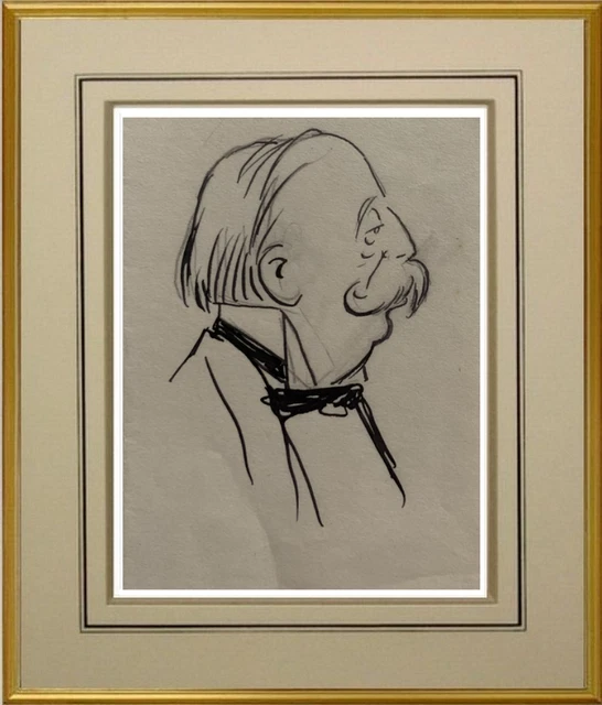 GEORGES GOURSAT DIT SEM (1863-1934) DESSIN ORIGINAL MR CHAPLIN 1920 ...