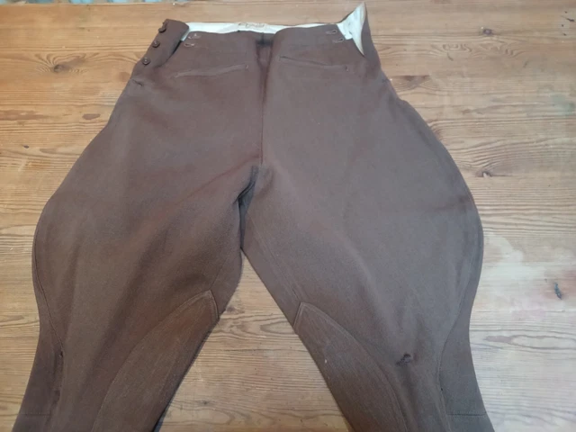 Pantaloni jodhpurs vintage anni '40 britches orecchio elefante small