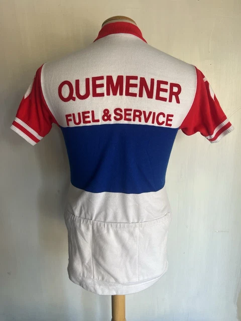 Maillot Cycliste ROCM Le Goallec vintage Acrylique 70'S Noret jersey
