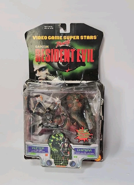 RESIDENT EVIL HUNTER & Chimera Vintage 1998 Toybiz Biohazard