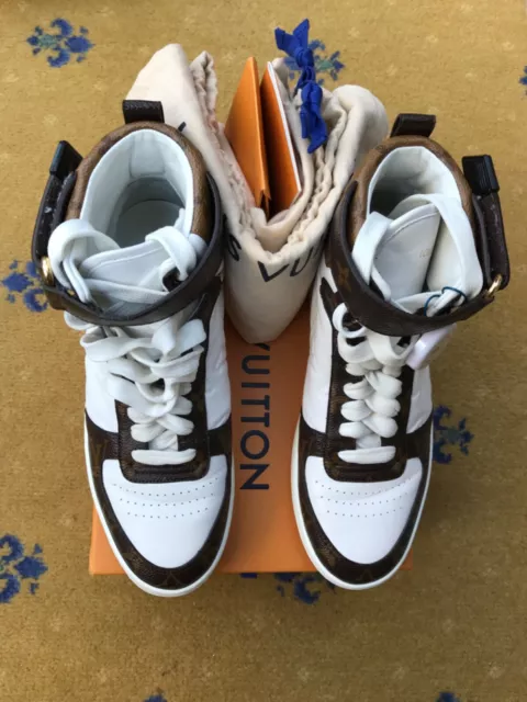 LOUIS VUITTON TRAINERS Sneakers Boombox Boot Monogram Womens UK 3.5 US 6.5 36.5 489.00 PicClick UK