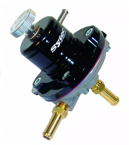 Sytec Msv Racing Adjustable Fuel Pressure Regulator 2-6 Bar (Black)