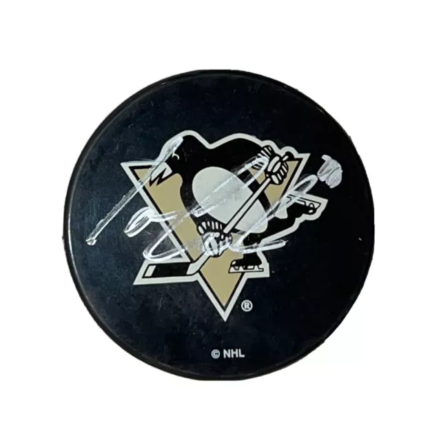 Ian Cole Signed Pittsburgh PENGUINS Logo Authentic Autograph Puck