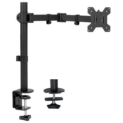 VIVO Full Motion Single Arm Monitor Desk Mount Double Joint for 1 Screen