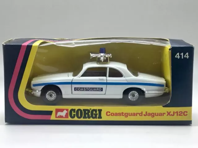 Corgi Coastguard Jaguar Xj12C 414 Mint Boxed