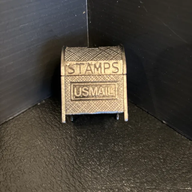 45)Vintage Usps Us Post Office Metal Stamp Dispenser Mailbox Replica - Very Rare