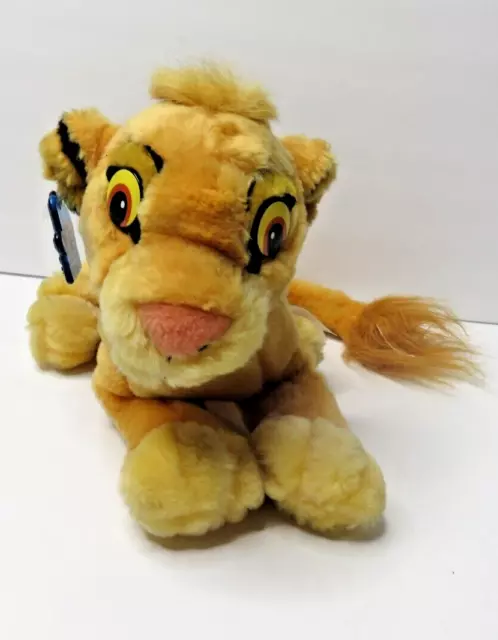 Vintage Disney lion king plush applause tag- #41718 1990s Baby Simba Beanbag