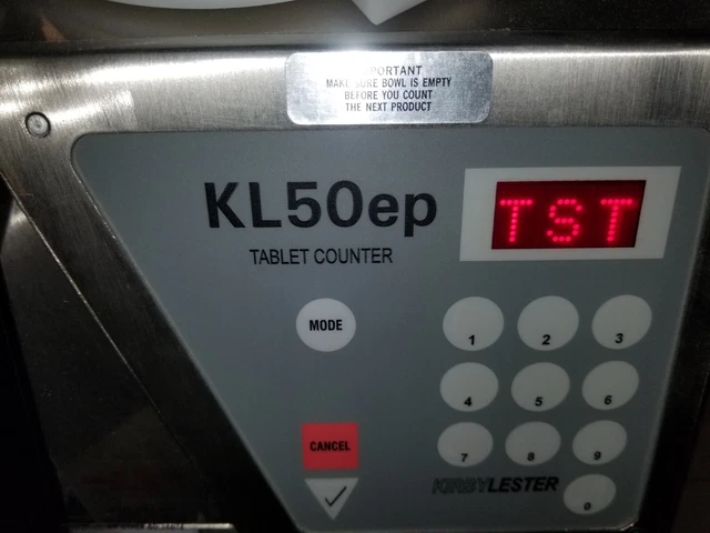 Kirby Lester Kl50Ep Electric Countertop /Tablet Counter Counted 20 Exact As-Is