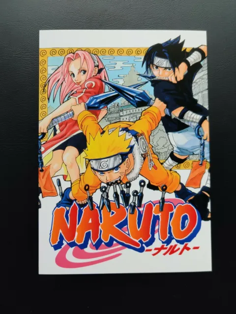 Naruto Exhibition Limited Edition Manga Cover Volume 2 Art Post Card Postkarte