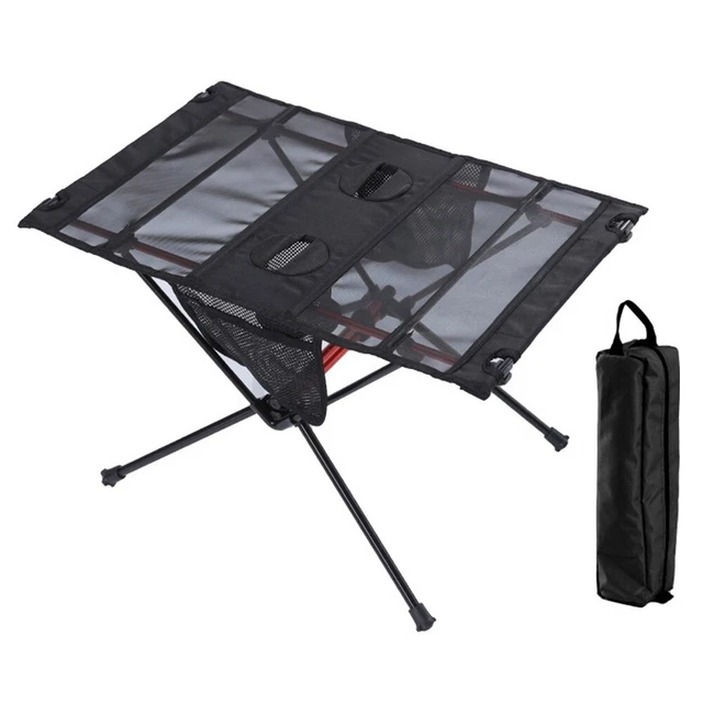 Table Pliable De Camping Avec Cadre Métallique 80x60 Cm