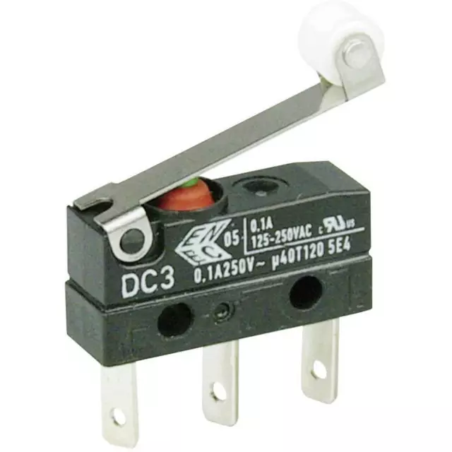 ZF DC3C-L1RC Microrupteur DC3C-L1RC 250 V/AC 0.1 A 1 x On/(On) IP67 à rappel 1