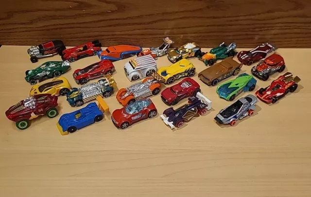 Lot Of 24 Hot Wheels Cars Loose Lot #5