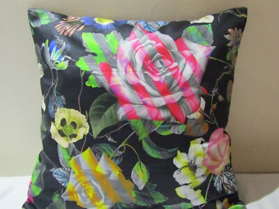 Guild John Derian pour Designers Guilde Tissu Perroquet Et Palmier Coussin Housse D5 