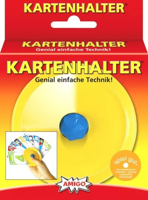 AMIGO 04920 Kartenhalter für 30 Karten (gelb),