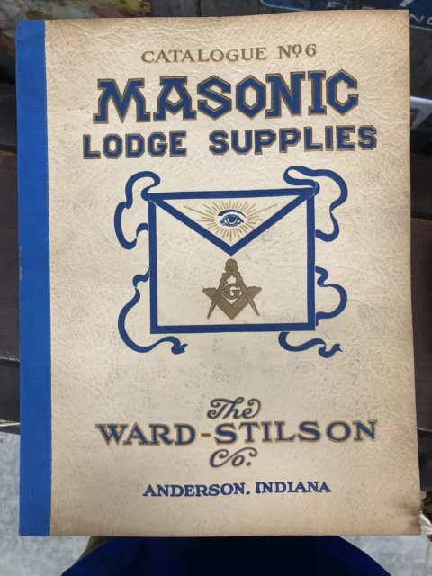 Masonic Lodge Supplies Catalog No 6 Aprons Banners Jewels Costumes w/Price List