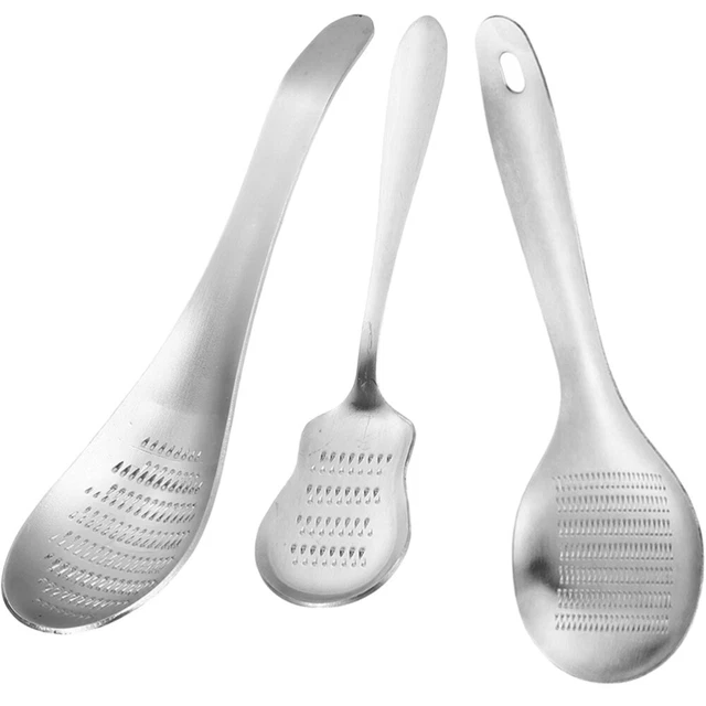3 piezas Práctico Lazo de Ajo Acero Inoxidable - Jengibre - Lijadoras
