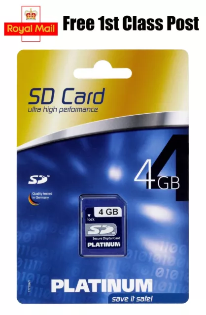 Platinum 4gb SD Karte, Non-Hc Passend für Rnse , Audi A3 A4 A5 A6 Tt , Tomtom