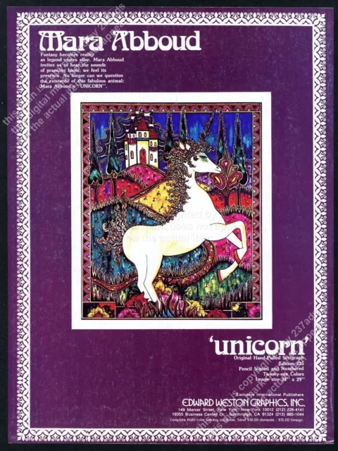 RoseArt Fuzzy Posters 2001 “Sunshine” Unicorn Castle Stars Planets Rainbow  Moon.