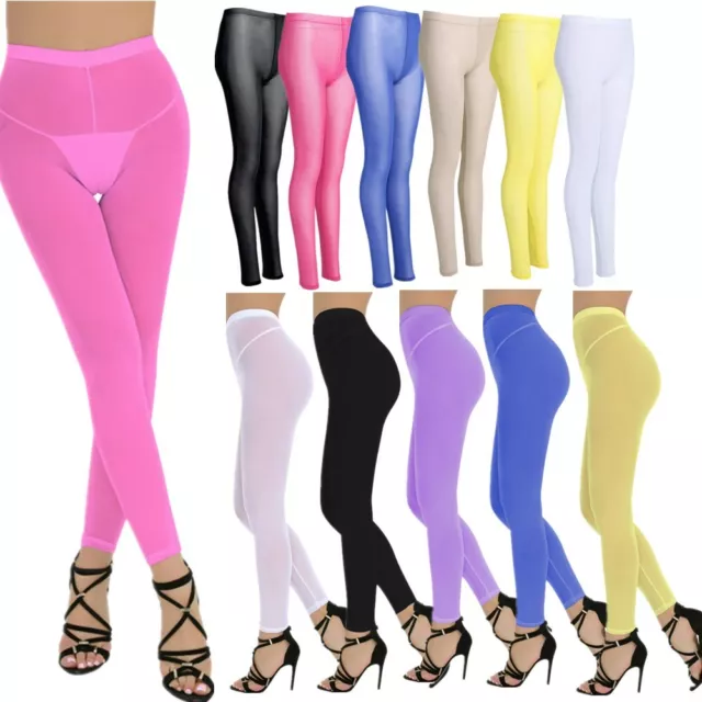 Women/Lady See Through Trousers Pants Leggings Transparent Sheer Skinny Sexy  Hot