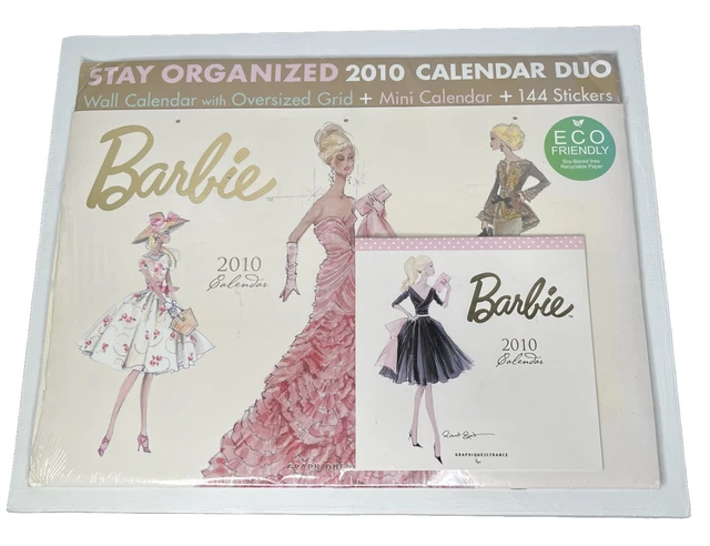 Calendrier Barbie 2011 – Robert Best – Édition Rare – Mattel – Indonésie