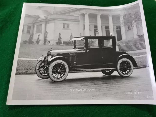 1919 Hudson Coupe Factory 8X10 Photo