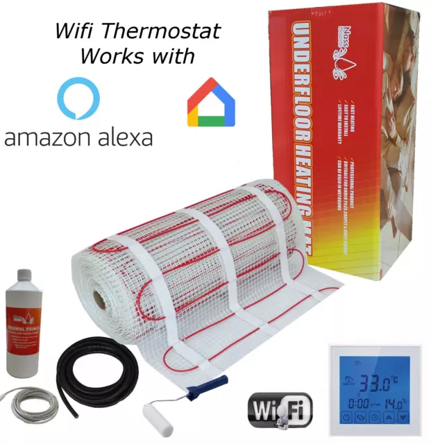 Electric Underfloor Heating mat kit 200w per m2 (BCA) - UK SELLER