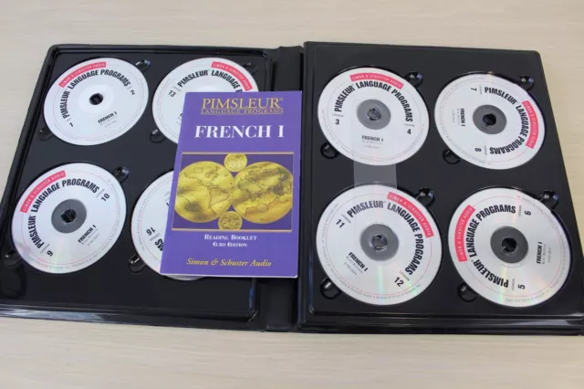 Simon & Schuster's Pimsleur French I 1 Euro Edition 16 CD lot et livret 2