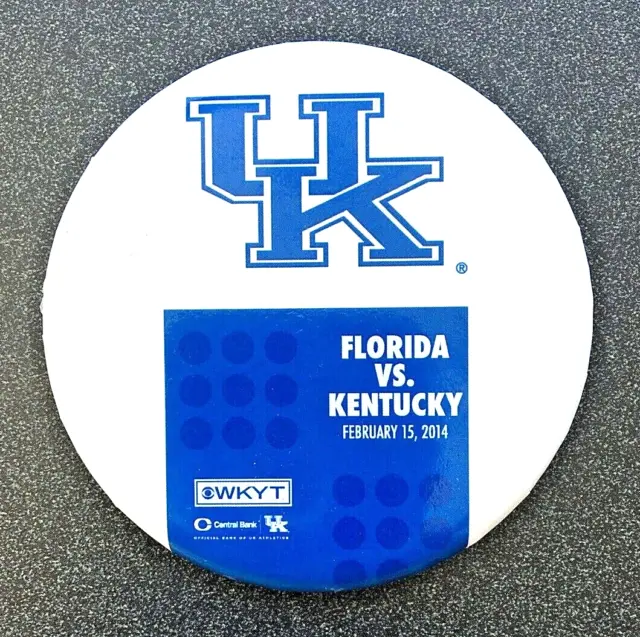 Kentucky Wildcats Basketball 2014 Florida Gators WKYT Game Pin Pinback Button UK