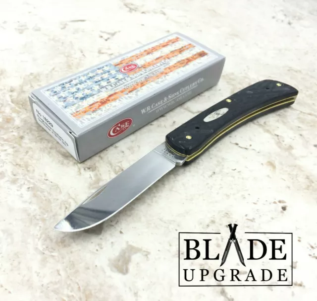 Case XX Sod Buster Jr Black Synthetic Handle Pocket Folding Knife 18229