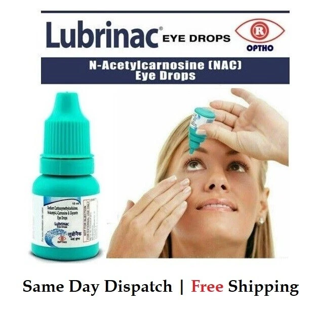 LUBRINAC OFFICIAL EYE Drops Cure Cataract Carnosine NAC Bright