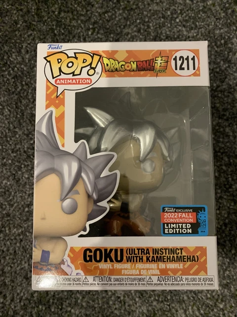 FUNKO POP DRAGON Ball Super GOKU ULTRA INSTINCT KAMEHAMEHA NYCC 2022