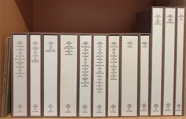 Arno Schmidt Sammlung, Konvolut, über 50 verschiedene Bücher und Publikationen