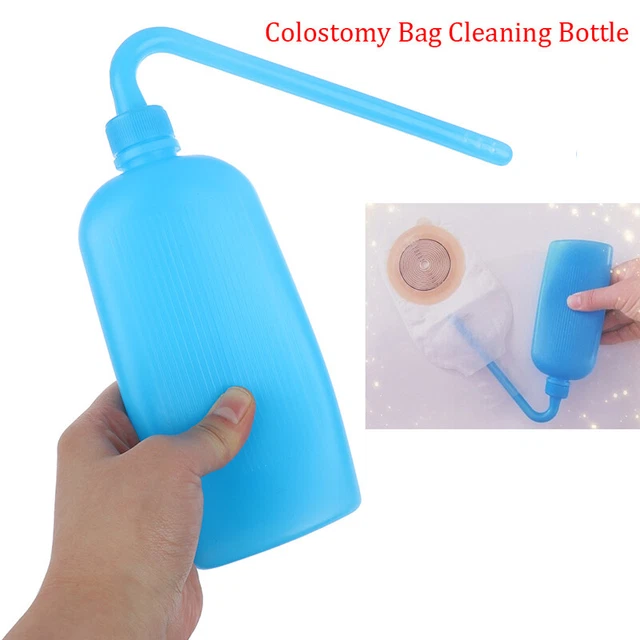 300ML FEMININE HYGIENE Cleaning Colostomy Bag Plastic Wash Bottle