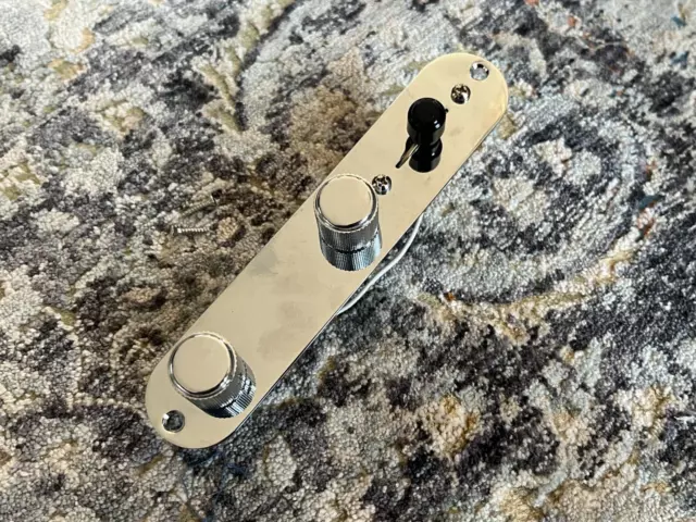 2021 Fender Telecaster MIM Mexico guitar loaded control plate pots knobs 2021 Fender Telecaster MIM Mexico guitar loaded control plate pots knobs