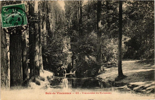 CPA AK PARIS 12th Bois de VINCENNES Crossing the Creek (672535)