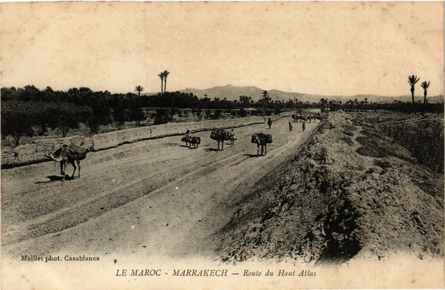 CPA AK Marrakech - Route du Haut Atlas MOROC (963601)