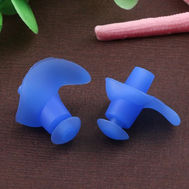 Flor forma impermeable suave silicona tapones para los oídos de verano natación