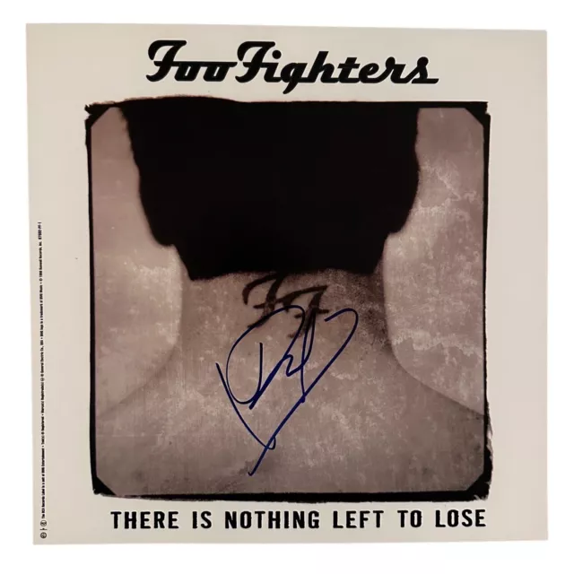 Dave Grohl Signed Foo Fighters There is Nothing Left to Lose Promo Flat