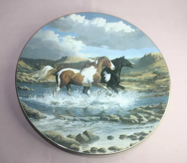 Persis Clayton Weirs Art Plate "Forever Free" Horses Untamed Spirits" #1045B