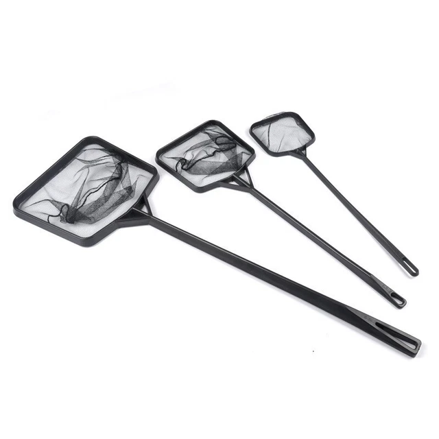 3 Retini Per Acquario - Manico Estensibile 20-48 Cm, Nylon Morbido - Per Pesci E Gamberetti - Foto 2