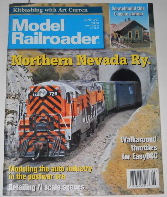 Model Railroader Magazine June 1997 Northern Nevada Ry. Detailing N Scale Scenes