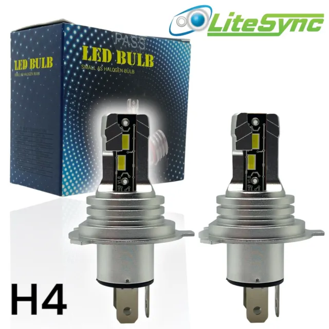 Kit lampadine fari LED Micro H4 V12 CSP 8000lm! Per auto Peugeot
