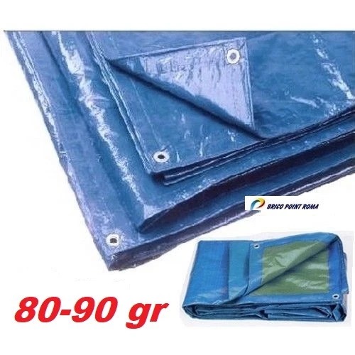 Telone Occhiellato Retinato 3,5x2,5m PVC Trasparente - Per Coperture Esterne, Papillon