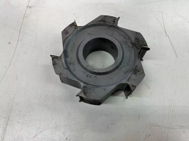 Herco 45 degree Chamfering Moulder Cutter 1 13/16" bore 5 1/8" D eased edge
