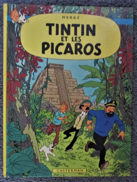 Hergé  TINTIN  EO " TINTIN ET LES PICAROS "    1976