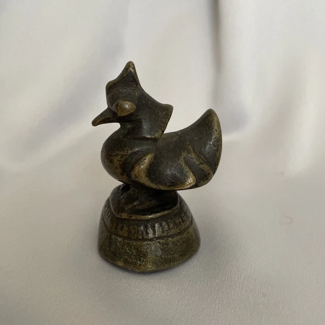 Antique 19th Century Asian Burmese Bronze Bird Opium Weight 321 g