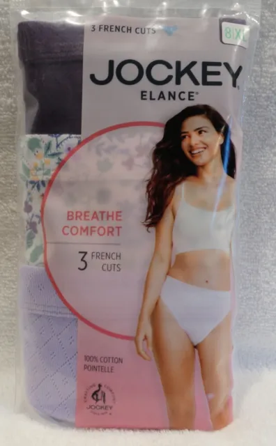 Women's Jockey® Elance Breathe 3-pack Pointelle Briefs Panty Set